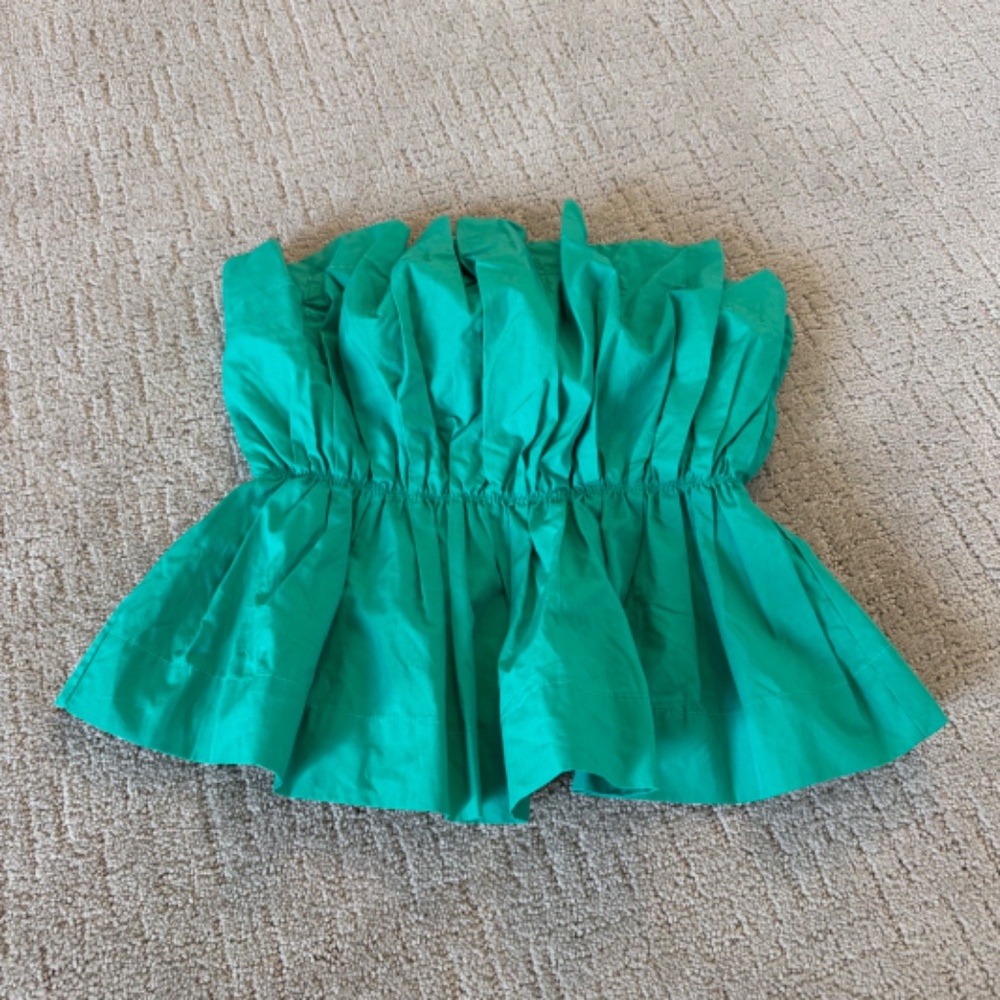 New with Tags: Anthropologie Ruffle Mermaid Shell Top